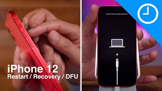 iPhone 12 amp 12 Pro how to force restart recovery mode DFU mode etc [upl. by Checani602]