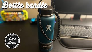 Paracord Bottle Handle Strap by Dope Ropes [upl. by Leakim]