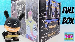 Kidrobot Batman Vinyl Mini Figure Series 1 Dunny Full Box Toy Opening  PSToyReviews [upl. by Kempe]