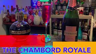 THE CHAMBORD ROYALE COCKTAIL 🥂 [upl. by Acquah]