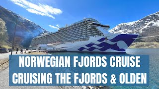 Norwegians Fjords Cruise Episode 2 Cruising the Fjords amp Olden [upl. by Saleme]