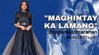 Zephanie Dimaranan  Maghintay Ka Lamang Lyrics [upl. by Aeslehc]