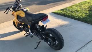 My Stretched out Honda Grom MSX motorcycle [upl. by Imeaj]