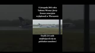 Awaryjne lądowanie travel poland polska plane samoloty aircraft history crash hero flay [upl. by Rinna]