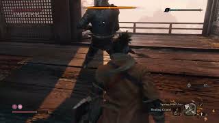 Sekiro Beat Armored Warrior easy [upl. by Enelym]