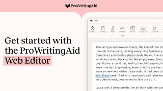 Get started with the ProWritingAid Web Editor [upl. by Kerat]