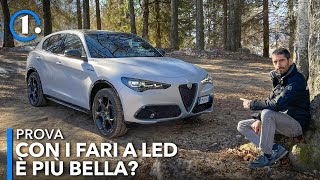 Ok i fari LED ma è ancora BELLA DA GUIDARE  Alfa Romeo Stelvio 2023 [upl. by Nodnyl639]