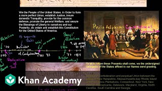 Birth of the US Constitution  US History  Khan Academy [upl. by Eirased]