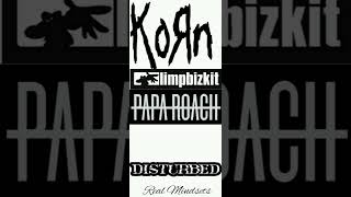 NU Metal Best of Korn Limp Bizkit Paparoach and Disturbed [upl. by Burton]