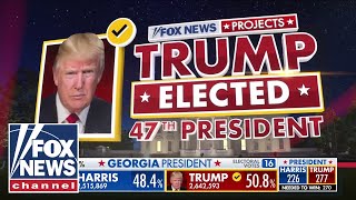 Trump elected 47th president Fox News projects [upl. by Vine]