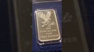 Siver denominations silvering 10ozsilverbar [upl. by Brott729]