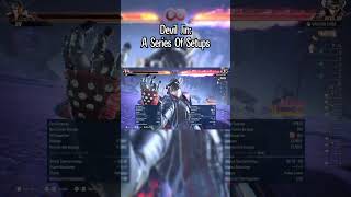 Devil Jin A Series of setups tekken8 tekken devil jin kazama mishima kazuya tk8 tk gaming [upl. by Werd]