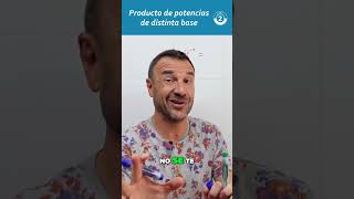 MULTIPLICACIÓN de POTENCIAS 🏋️ de DISTINTA BASE  Ejemplo 2 potencias matematicas parati mates [upl. by Reywas]