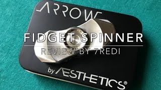 Arrow by Aesthetic Spinner Review  Well Built 100 Steel EDC Fidget Spinner [upl. by Fraya33]