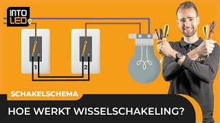 Meerdere SCHAKELAARS koppelen op je VERLICHTING  Wisselschakeling uitgelegd [upl. by Yttik]