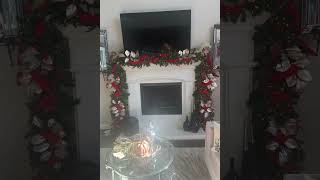 How to decorate a Fireplace mantel in 6 seconds  House of Bridgett [upl. by Kluge]