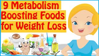 9 Metabolism Boosting Foods Metabolism Boosters [upl. by Alig]