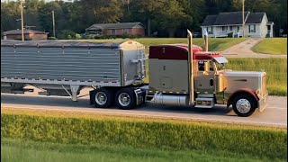 Peterbilt 379 with Straight Pipes and Jakes [upl. by Udale]