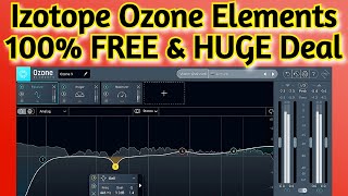 HOW To Get 100 FREE Izotope OZONE ELEMENTS  Mastering VST PLUGIN  Mastering EQ Tips amp Techniques [upl. by Chiou614]