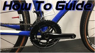 SRAM Rival 11 Speed Crankset Removal [upl. by Annaliese]