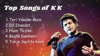 Top Songs of kk  Emraan Hashmi Songs  Best Songs  Hits Bollywood Songs  KK Songs  2024 [upl. by Nanyk]