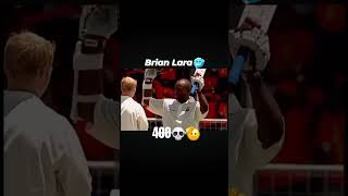 Brian Lara 400 runs world record 🫡💀 cricket cricketshorts [upl. by Laup]