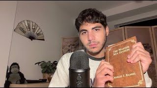 ASMR No Talking  Book Tapping amp Relaxing Incense Lighting [upl. by Letnahc190]