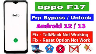 Oppo f17 frp bypass YouTube update problem  oppo f17 frp bypass YouTube not working  android 12 [upl. by Eulalee588]