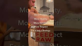 A raw meatbased diet happens to be EXACTLY what your dog’s body was designed to eat wefeedraw [upl. by Eevets]