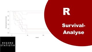 Survival Analyse mit R KaplanMeier und LogRankTest [upl. by Uhthna]