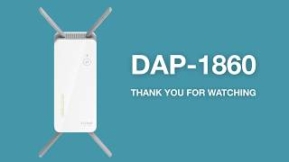 DLink How to Set Up the DAP1860  AC2600 MUMIMO Wireless Range Extender [upl. by Eedissac579]