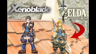 Zelda BoTW  How to get the Xenoblade Salvager Outfit [upl. by Nahej]