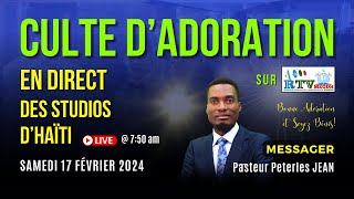 Culte dAdoration en direct des studios du MEODH en Haïti 170224 [upl. by Drake630]