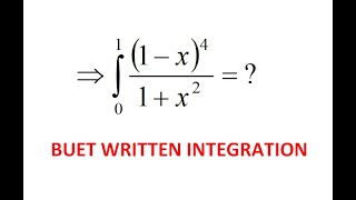 INTEGRATION SOLUTION FOR BUET WRITTEN EXAM [upl. by Klehm51]