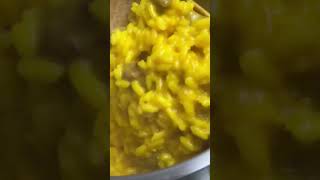 Risotto allo zafferano luganega e raspadura 🤤🍴 sebastianfitarau [upl. by Skipton768]