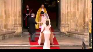 Bridesmaid Pippa Middleton Arrives at Prince William and Kate Middleton Royal Wedding April 2011 [upl. by Dayna631]