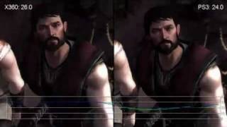 DRAGON AGE 2 PS3 vs XBOX 360quot BenchMarks SPLIT SCREEN [upl. by Orella]