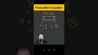 Poiseuilles Equation physics jee neet [upl. by Asirehc48]