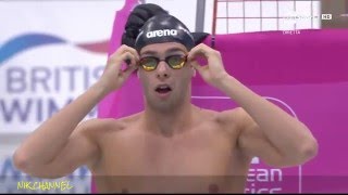 PaltrinieriDetti  ORO e ARGENTO 1500 sl  Europei di nuoto Londra 2016 [upl. by Eilssel920]