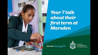 Year 7 Students talk about their time at Marsden [upl. by Ontina]