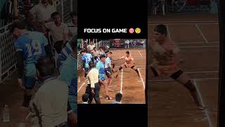 Focus on Game 🎯 kabaddiplayer kabaddi pkl11 vivoprokabaddi bigboss bigboss18 [upl. by Eelymmij922]