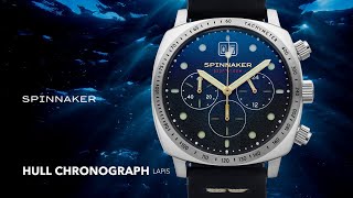 HULL CHRONOGRAPH  LAPIS  SPINNAKER [upl. by Lias]