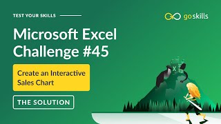 Solution GoSkills Excel Challenge 45  October 2024 Create an Interactive Sales Chart [upl. by Bevash211]