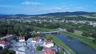 4K drone video of Beautiful Spa City Piestany Slovakia piestanyspacitypiestany [upl. by Hecker]