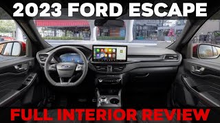 2023 Ford Escape Interior Review [upl. by Alviani184]