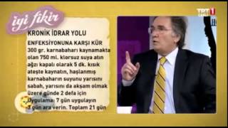 İdrar Yolu Enfeksiyonu İbrahim Saraçoğlu Karnabahar Kürü [upl. by Hayman200]