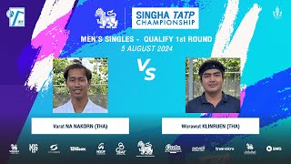 VARAT Vs WORAWUT  SINGHA TATP CHAMPIONSHIP 2024 MS Qualify  1st Round [upl. by Leeda]