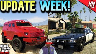 GTA Online Update Week  NEW POLICE CARS [upl. by Marelya691]