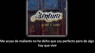 Aventura  La Guerra lyric  letra [upl. by Singh]