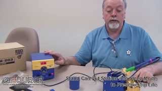 Hakko FM203 DualPort ESDSafe Soldering System  Q Source Inc [upl. by Joacimah]